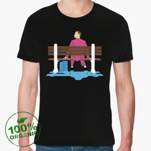 Футболка из органик-хлопка с принтом Forrest Gump