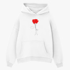 Толстовка худи оверсайз