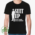 Мужская футболка органик