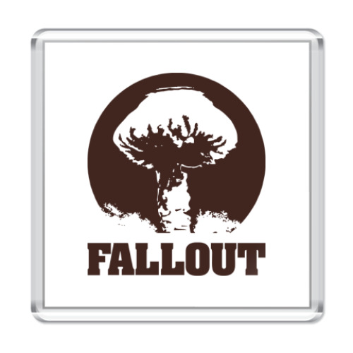 Магнит с принтом  Ядерный взрыв