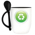 Кружка с ложкой