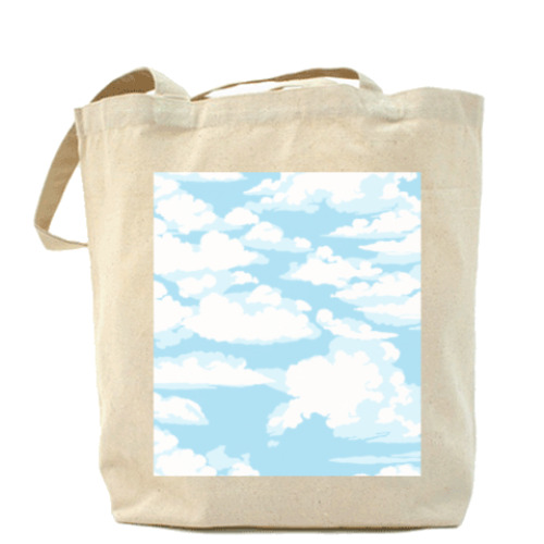 Сумка шоппер с принтом Sky