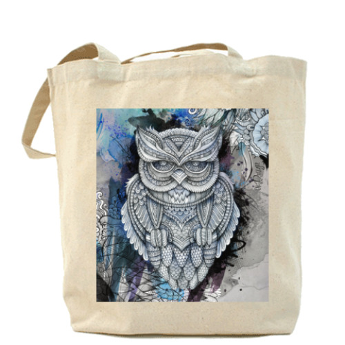 Сумка шоппер с принтом Сова
