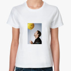 Женская футболка, белая