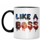 Кружка двухцветная