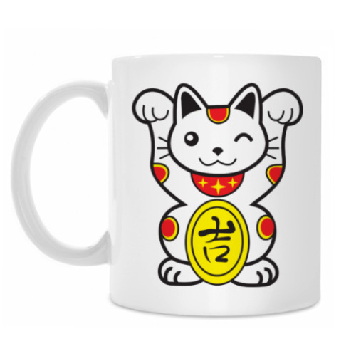 Кружка с принтом Японский талисман