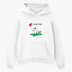 Толстовка худи оверсайз