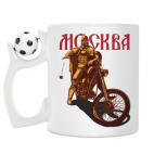 Кружка с футбольным мячиком