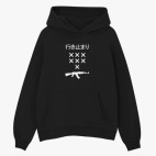 Толстовка худи оверсайз