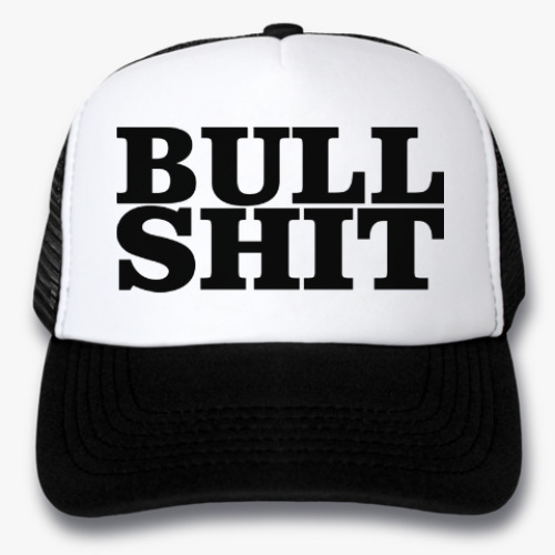 Кепка-тракер с принтом BullShit