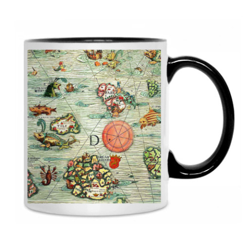 Кружка с принтом Кружка Путешественника