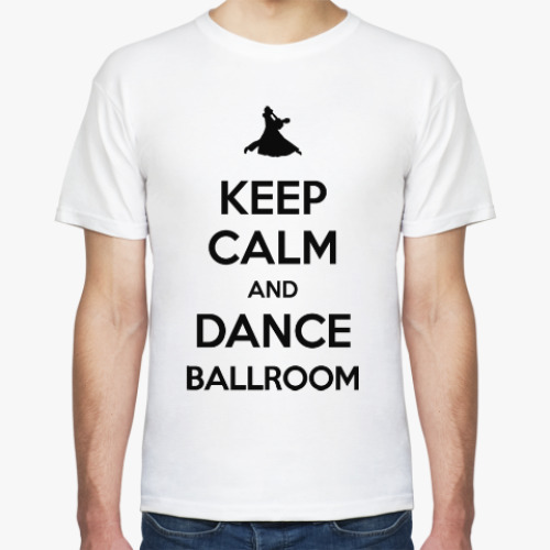Футболка с принтом Keep Calm And Dance Ballroom