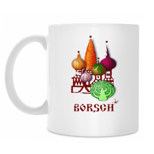 Кружка с принтом Borsch