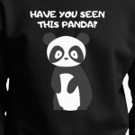 Пропала милая панда Надпись