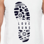 Love runs (dark blue)