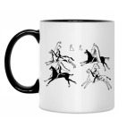 Кружка двухцветная