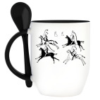 Кружка с ложкой