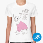 Женская спортивная футболка