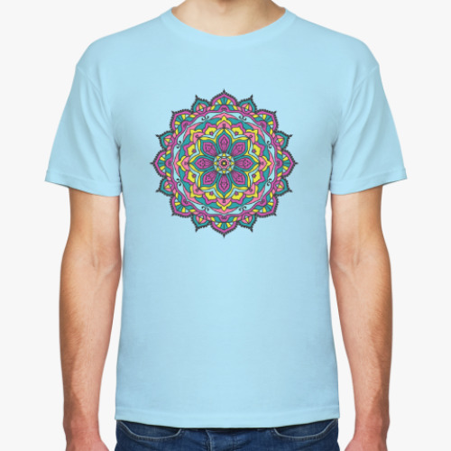 Футболка с принтом Мандала