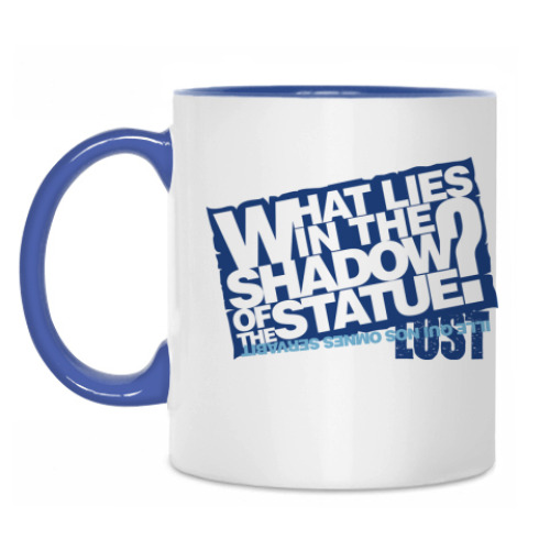 Кружка с принтом LOST 'В тени статуи'