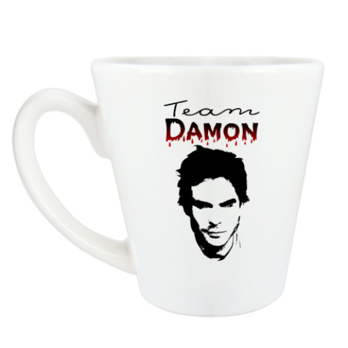Чашка Латте с принтом DAMON