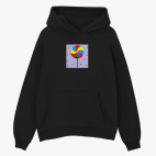 Толстовка худи оверсайз