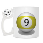 Кружка с футбольным мячиком