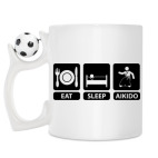 Кружка с футбольным мячиком