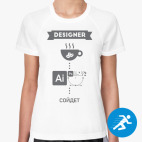 Женская спортивная футболка