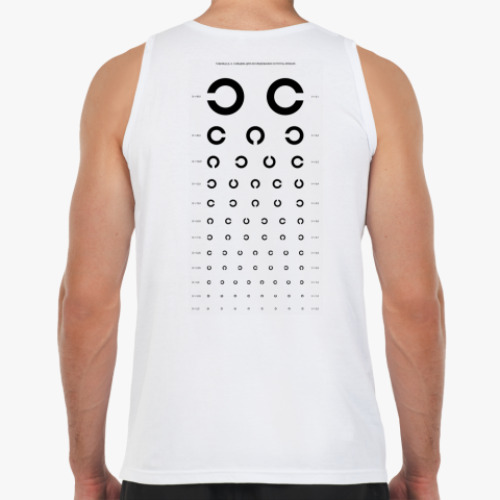 Майка с принтом Таблица Д. А. Сивцева.