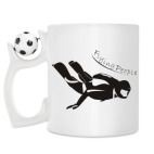Кружка с футбольным мячиком