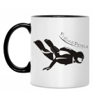 Кружка двухцветная