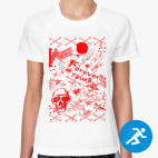 Женская спортивная футболка