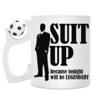 Кружка с футбольным мячиком