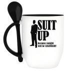 Кружка с ложкой