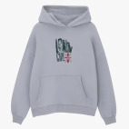 Толстовка худи оверсайз