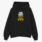 Толстовка худи оверсайз