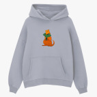 Толстовка худи оверсайз