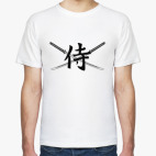 Классическая футболка Иероглиф Самурай