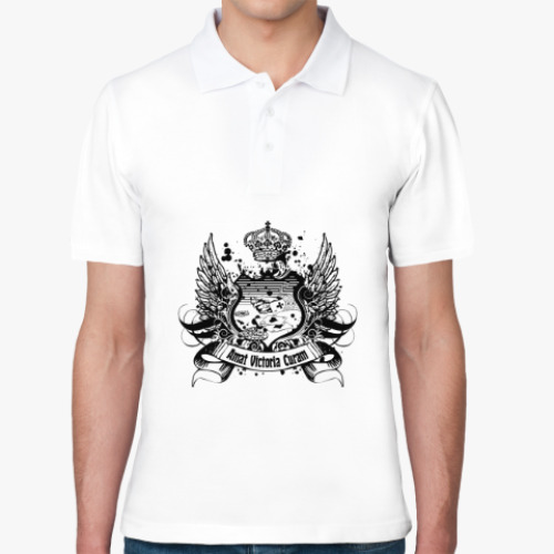 Рубашка поло с принтом Победа любит подготовку