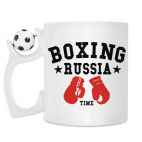 Кружка с футбольным мячиком