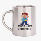 Кружка металлическая