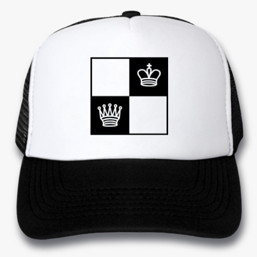 Кепка-тракер с принтом Шахматы