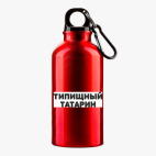 Металлическая бутылка 400 мл UV-DTF