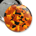 Коты на камуфляже