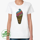 Женская футболка органик