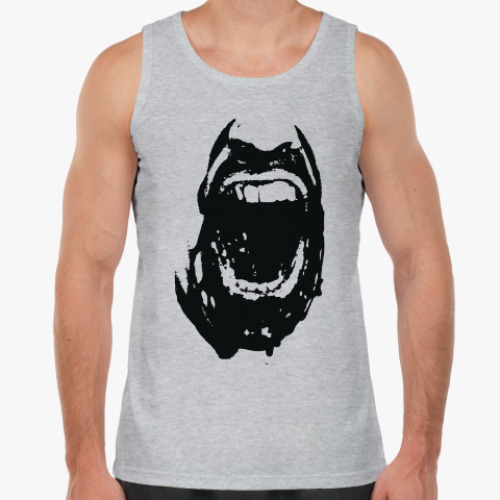 Майка с принтом Мужик