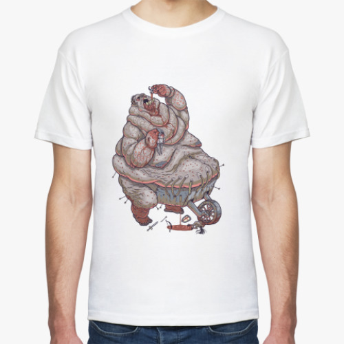 Футболка с принтом Зомби