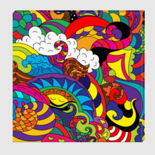 Холст с принтом Абстрактный рисунок