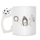 Кружка с футбольным мячиком